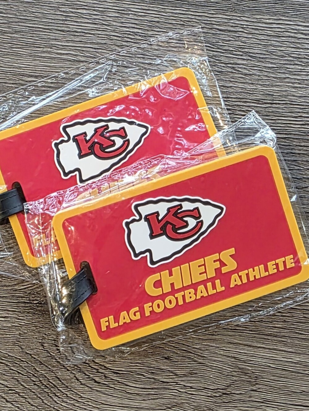 Kansas City Chiefs Silicone Luggage Tags Pack Of 2